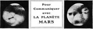 Pour communiquer avec la planète Mars