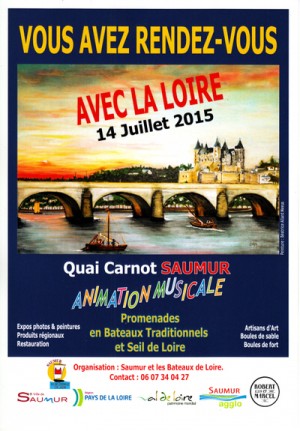 Fête de la Loire, Saumur, 14 juillet 2015